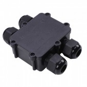 Waterproof Black 4 Pin Terminal Block 8-12mm IP68