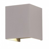 6W Wall Lamp Grey Body Square IP65 3000K