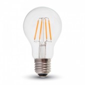 Filament LED Bulb - 4W E27 A60 Clear Cover White