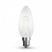 LED Bulb - 4W Filament E14 Candle Warm White Dimmable