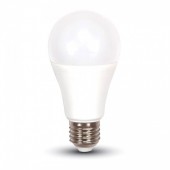 LED Bulb - 12W E27 A60 Thermoplastic White Dimmable            