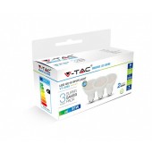 LED Spotlight - 5W GU10 SMD White Plastic, Natural White 3PCS/PACK