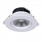 5W LED Downlight Adjustable Round - White Body, Natural White