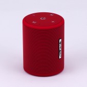 Portable Bluetooth Speaker Micro USB High End Cable 1500mah Battery Red 