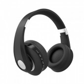 Bluetooth Wireless Headphone Adjustable Head 500mAh Black W/BAG