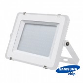 150W LED Floodlight SMD SAMSUNG CHIP SLIM  White Body 6400K 120LM/W