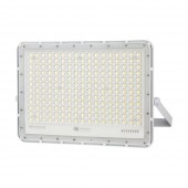 30W LED Solar Floodlight 6400K Replaceable Battery 3m Wire White Body 