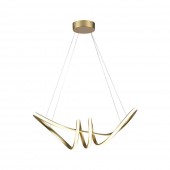24W LED Hanging Decorative Lamp 720*300 Champagne Gold Body 3000K