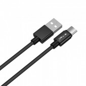 1m. Type C USB Cable Black - Platinum Series