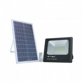 50W Solar Panel with LED Floodlight 4000K