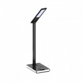 5W LED Table Lamp 3 in 1 Wireless Charger Square Black Body 