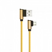 1m. Micro USB Cable Gold - Diamond Series 
