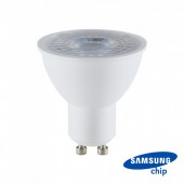 LED Spotlight SAMSUNG CHIP - GU10 8W 110° Lens 6400K