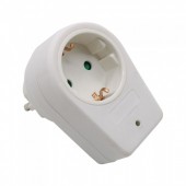 1 Way Adapter 16A White