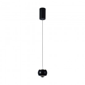 9W LED Designer Hanging Lamp (10*10*100cm) Black 4000K