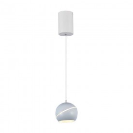 8.5W LED Hanging Lamp Φ180 Adjustable Wire Touch On/Of White Body 3000K