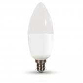 LED Lampe - 5.5W E14 Kerze Weiss
