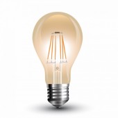 LED Lampe - 4W E27 Gluhfaden Bernstein-Abdeckung Warmweiss
