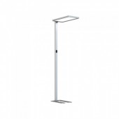 80W LED Floor Lamp Touch Dimming Up/Down Silver 4000K