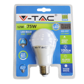 LED Lampe - 12W E27 A60 Thermoplastik, Warmweiss Blister