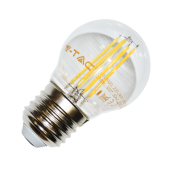 LED Lampe - 4W Glühfaden E27 G45 Warmweiss